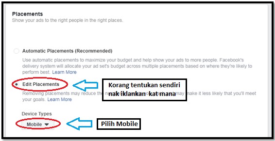 Cara-cara untuk setup messenger ads di Facebook 6